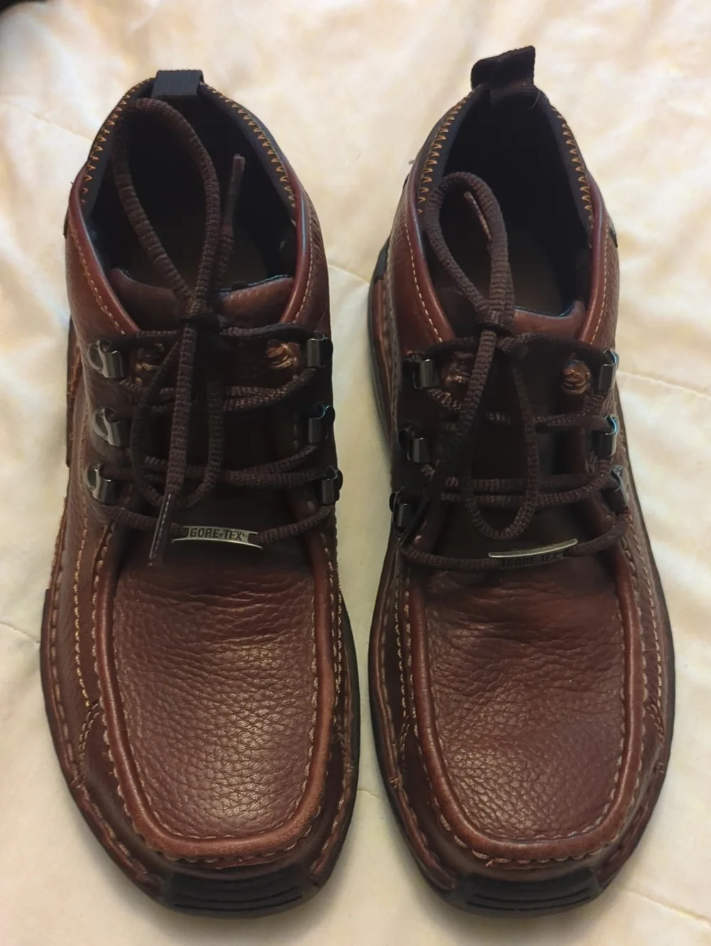 Timberland Men's Brown Leather Shoes Boots 7.5 Wide (Like New!)